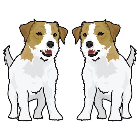 Signmission Russel Terrier Dog Decal, Dog Lover Decor Vinyl Sticker D-18-Russel Terrier